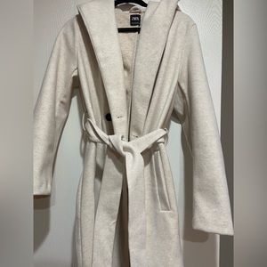 Zara Hooded Trench Coat